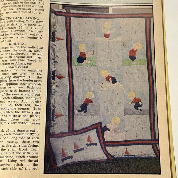 Vtg Quilt World Magazine February 1984 Fritzie Dawn Dusk Mariner's Compass *READ - Picture 5 of 8